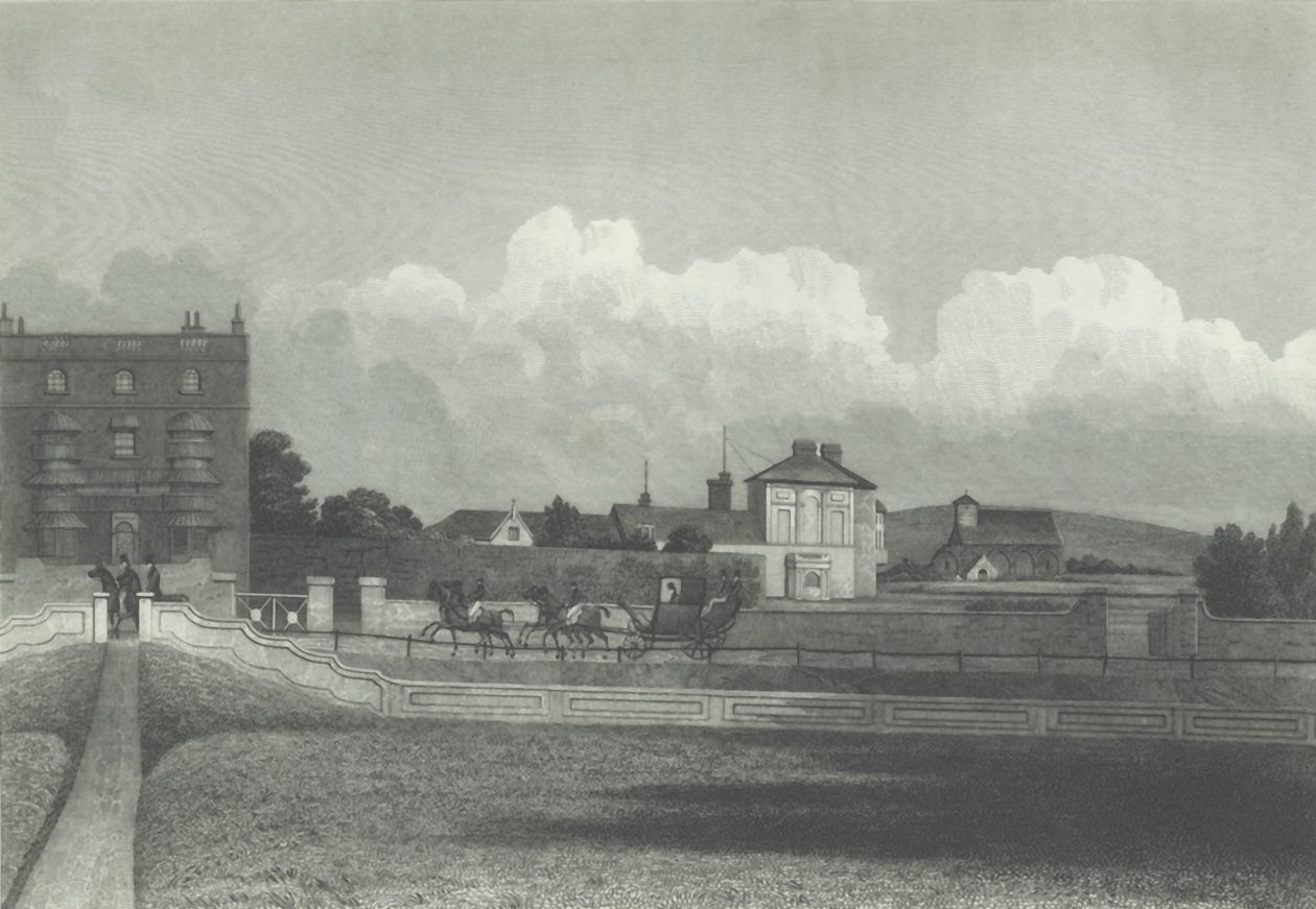 Église de Hove, vue de la mer, 1835 - Charles J. Smith