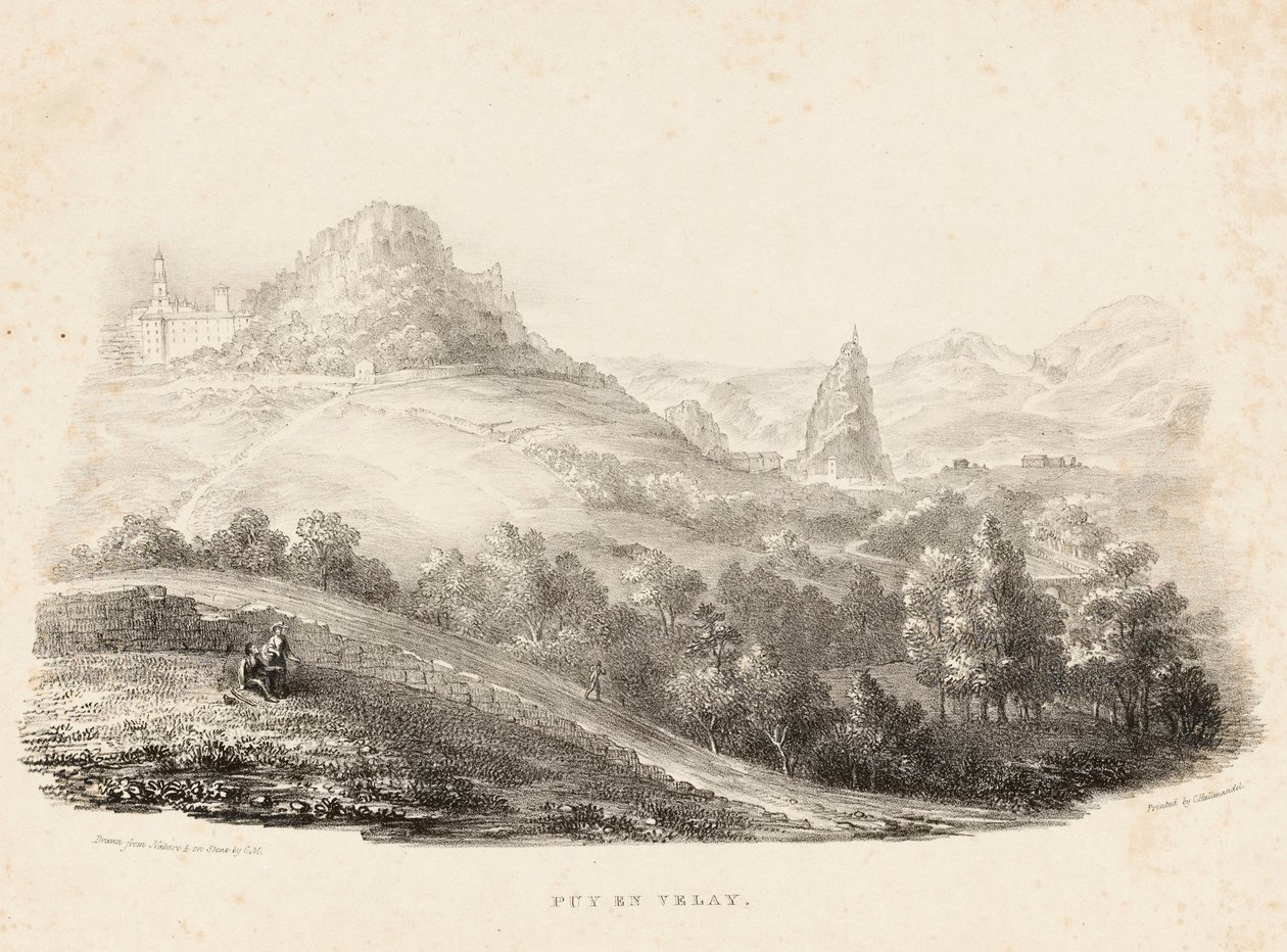 Puy en Velay - Charles Joseph Hullmandel