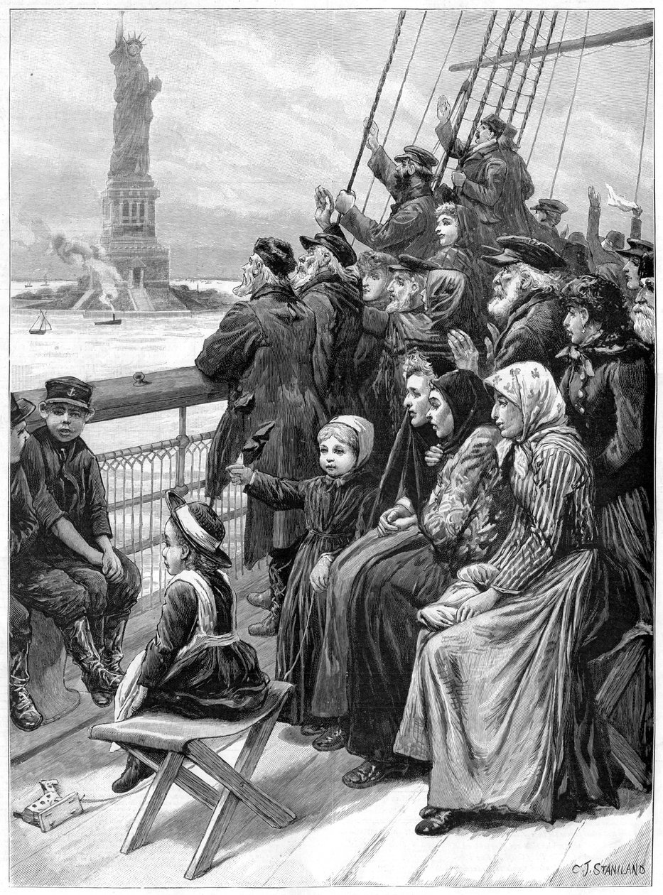 Entrer dans le Nouveau Monde - Charles Joseph Staniland