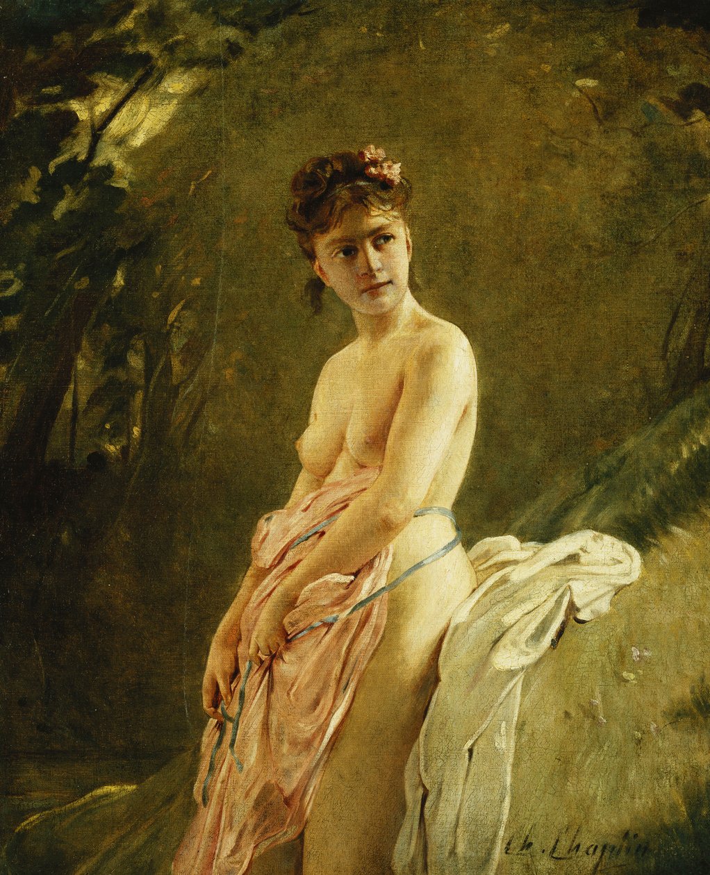 Le baigneur - Charles Joshua Chaplin