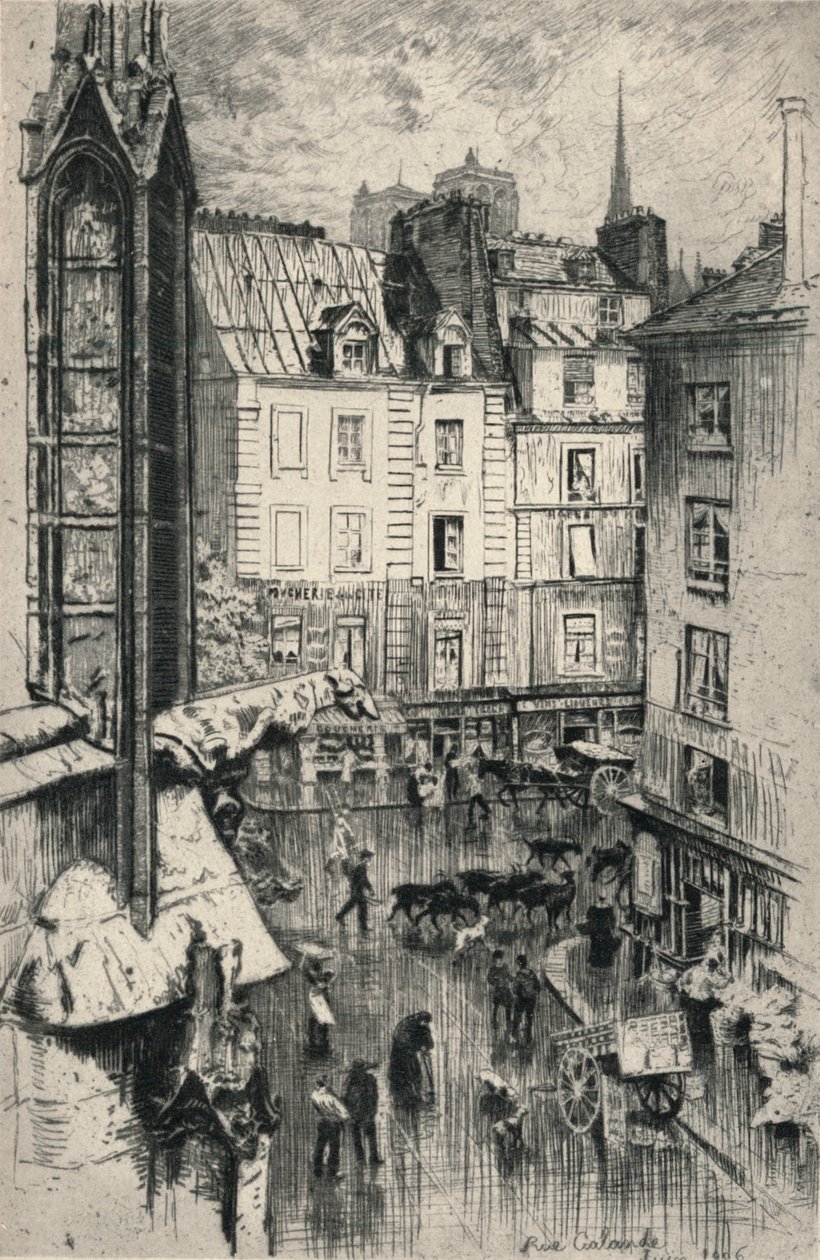 Rue Galande, 1915 - Charles Jouas