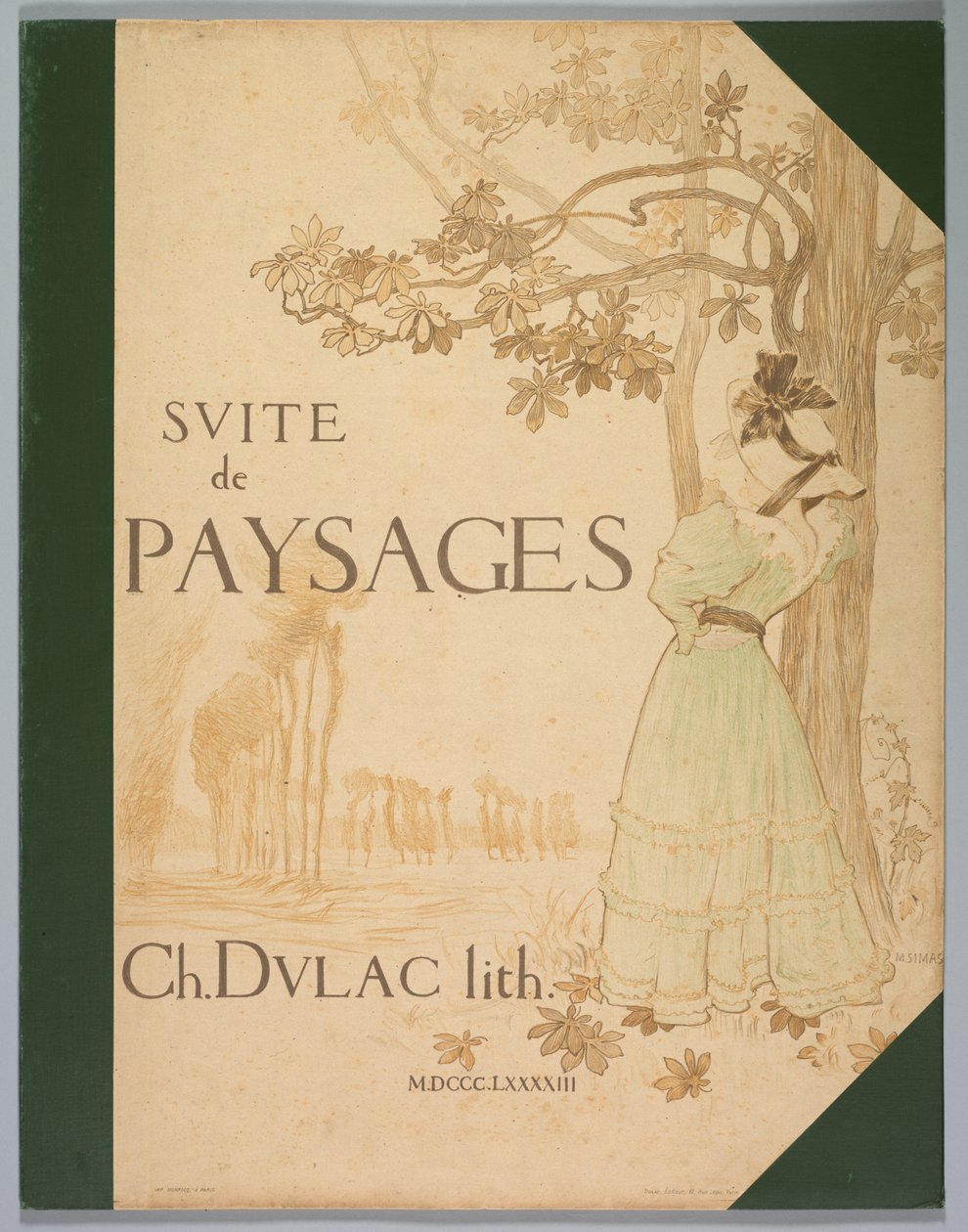Suite de Paysages : Couverture, 1892-1893 - Charles Marie Dulac