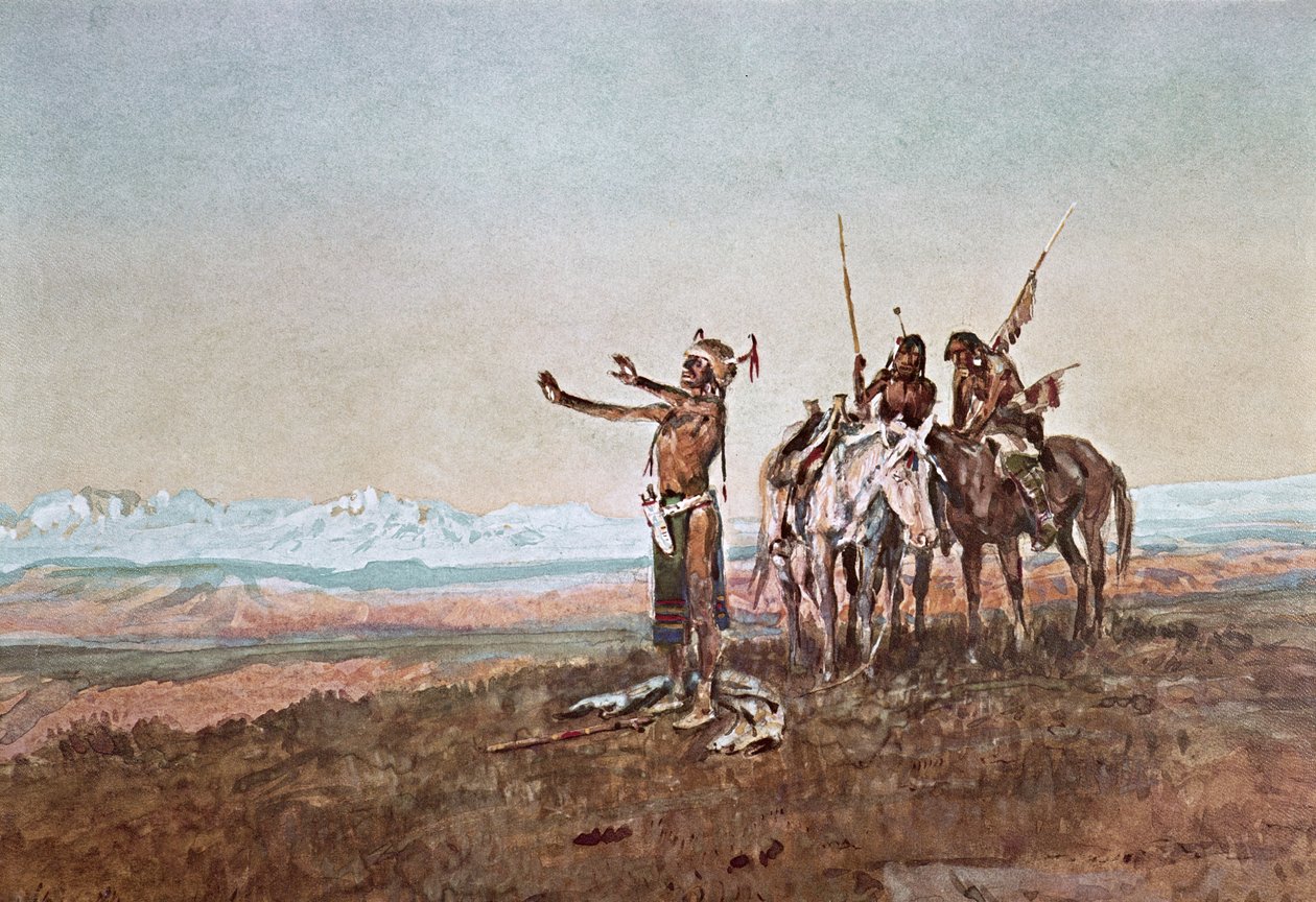 Invocation au soleil - Charles Marion Russell