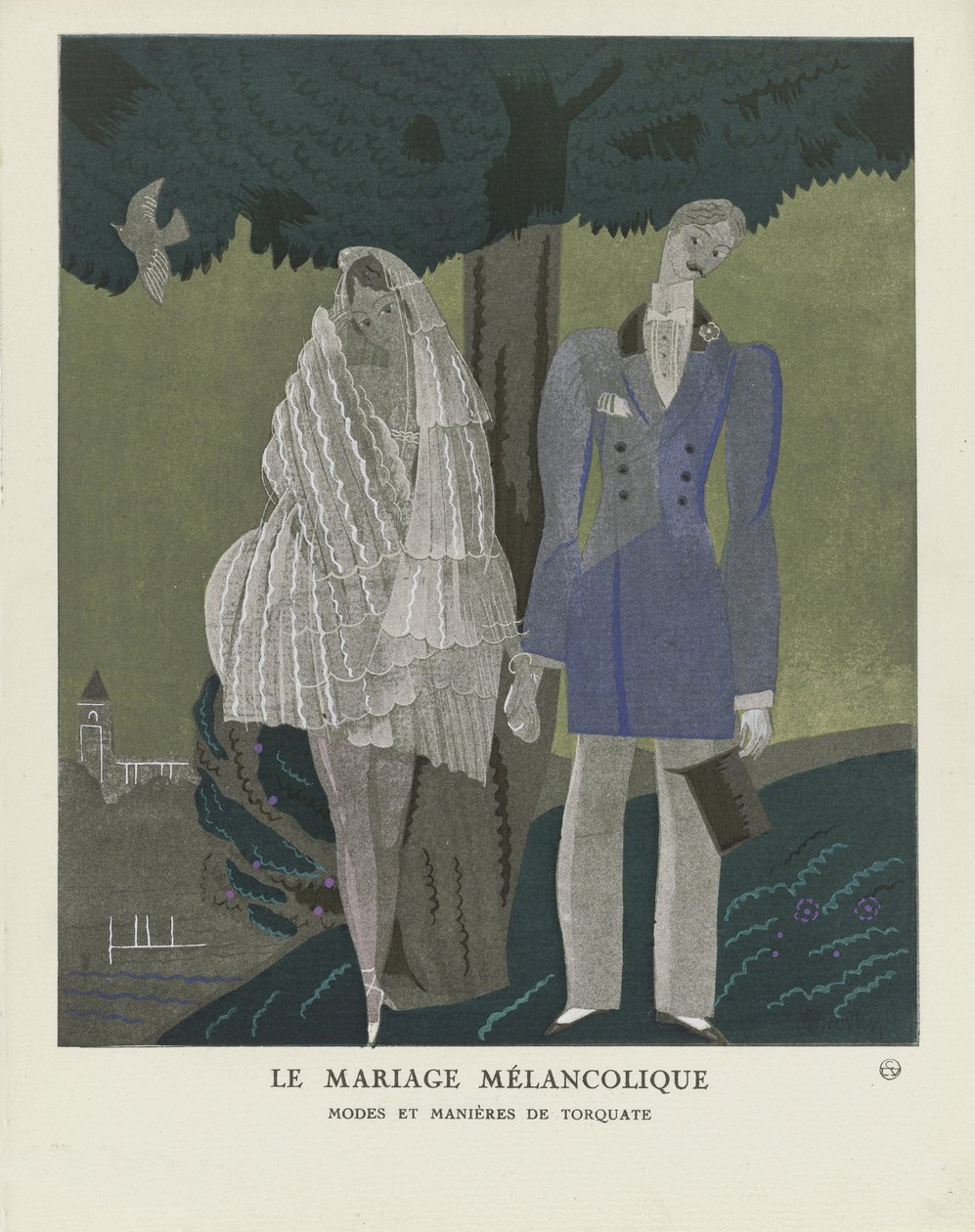 Le Mariage Mélancolique, pub. 1921 - Charles Martin