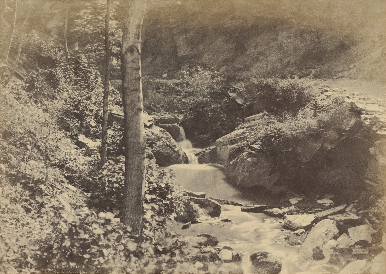 [La Vallée Suisse à St. Goarshausen] - Charles Marville