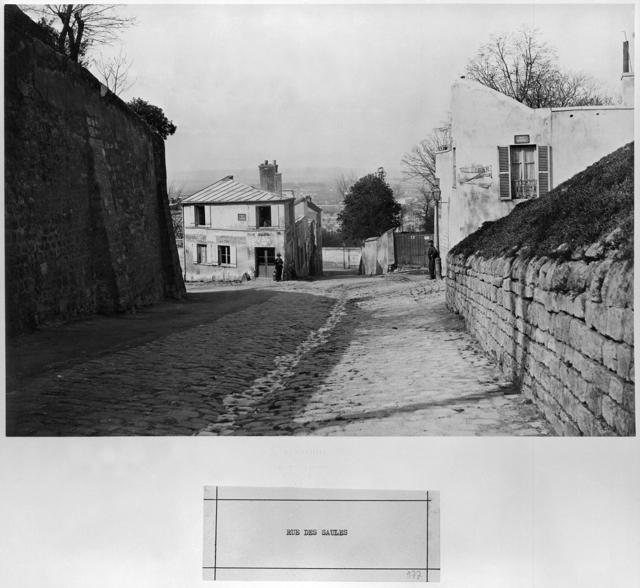 Rue des Saules, Paris, 1858-78 - Charles Marville