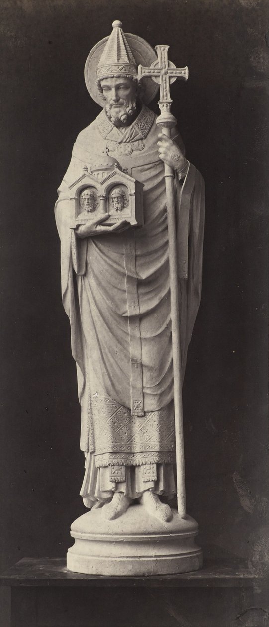 Statue du Louvre - Charles Marville
