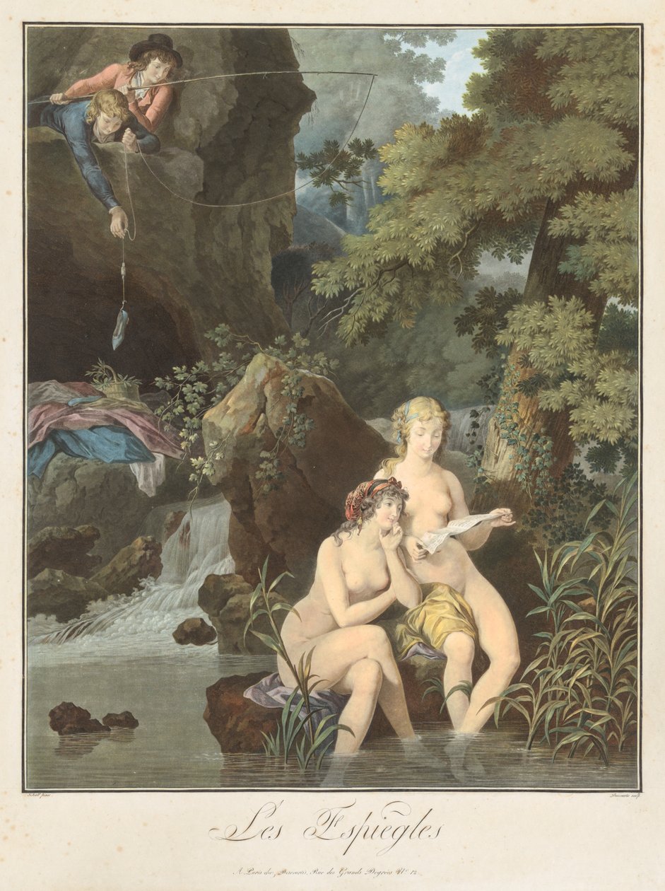 Les Espiègles - Charles Melchior Descourtis