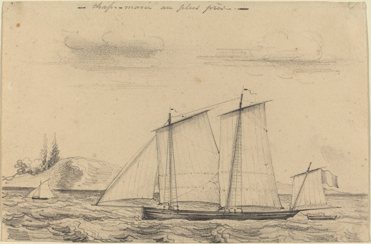 Chasse-marée au Plus Près - Charles Meryon