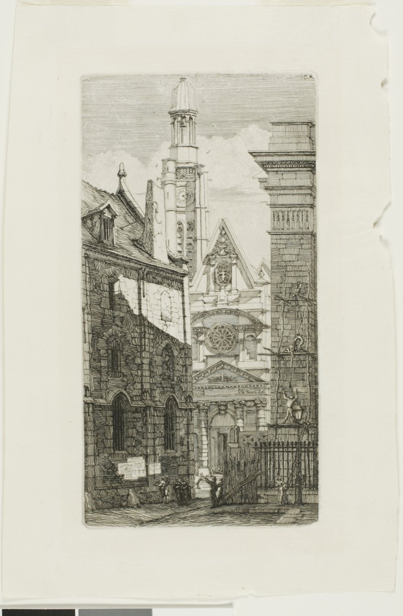 Église Saint-Étienne-du-Mont, Paris - Charles Meryon