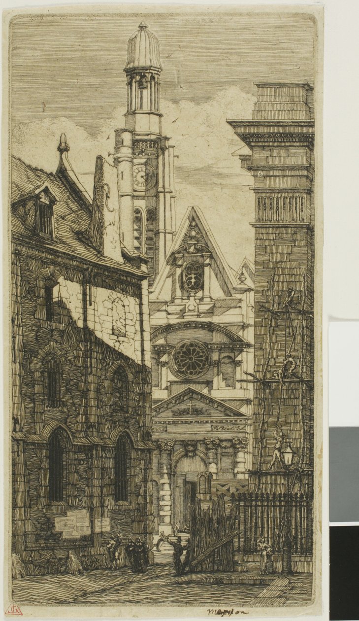 Église Saint-Étienne-du-Mont, Paris - Charles Meryon