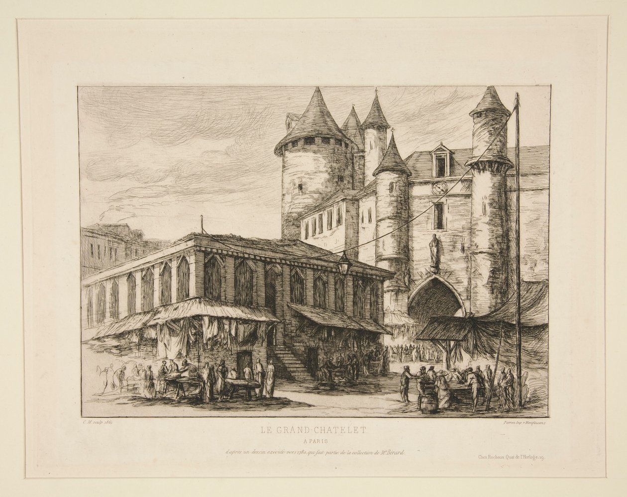 Le Grand Châtelet [vers 1780] - Charles Meryon