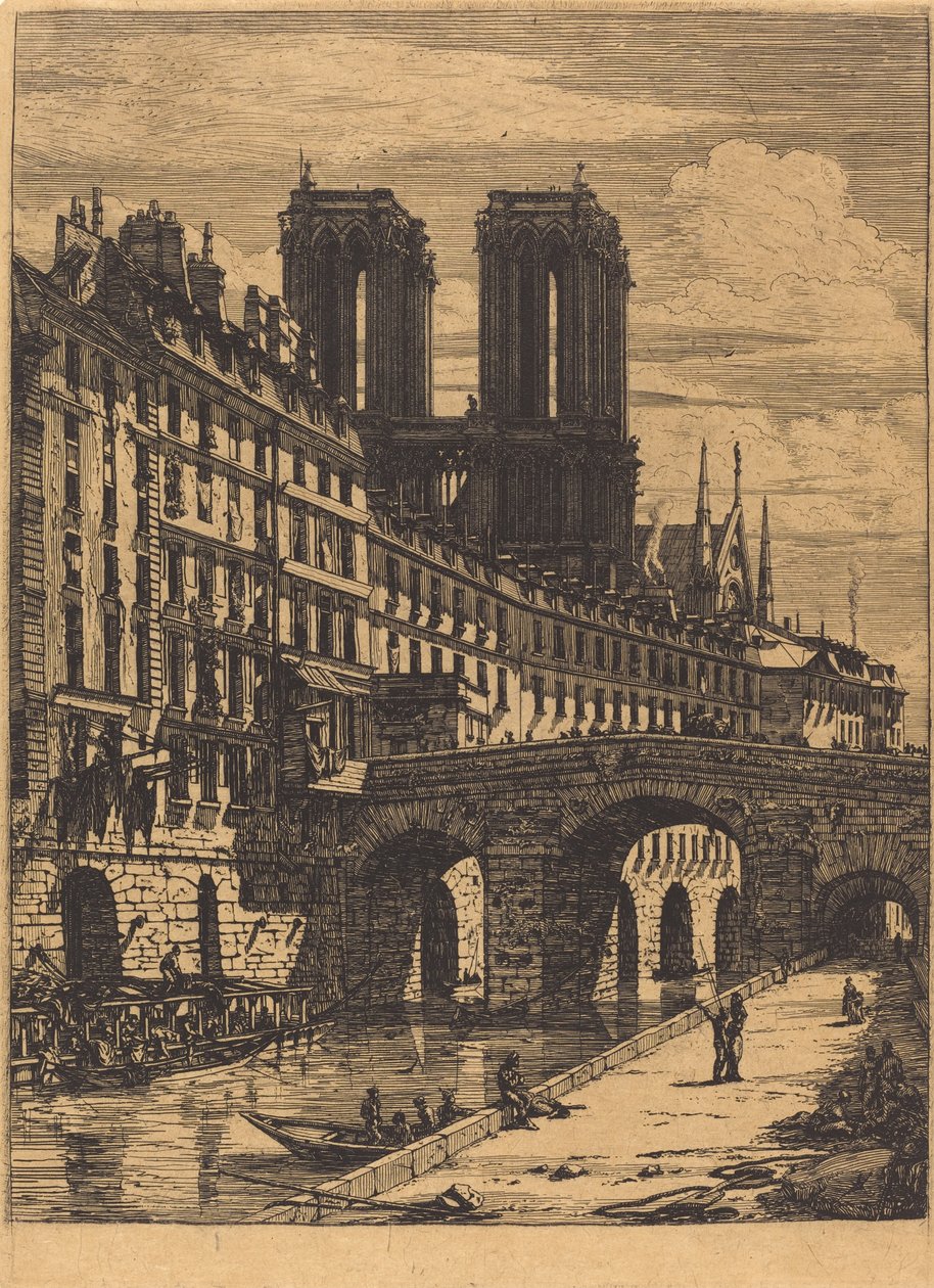 Le Petit Pont, Paris - Charles Meryon