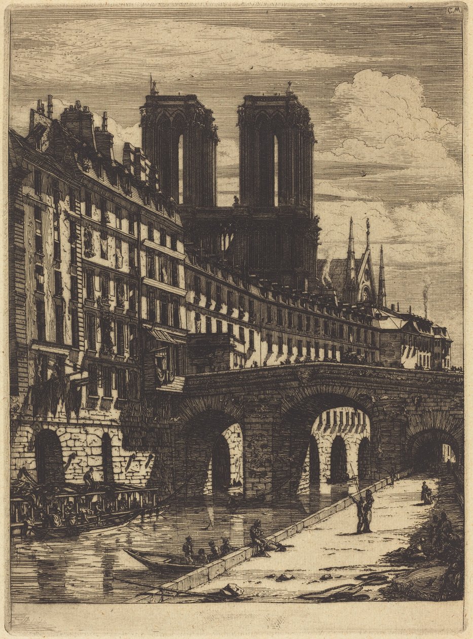 Le Petit Pont, Paris - Charles Meryon