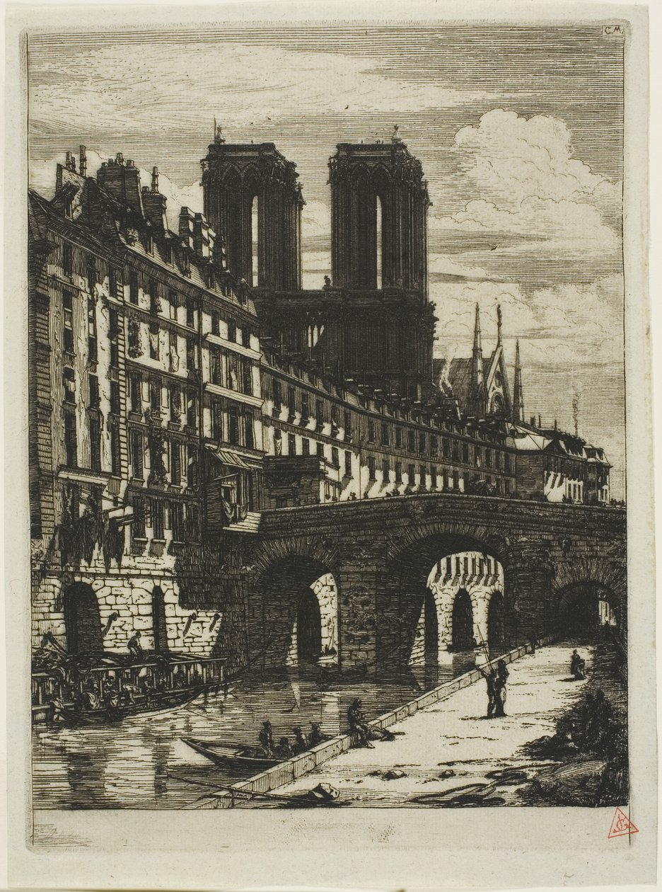 Le Petit Pont, Paris - Charles Meryon