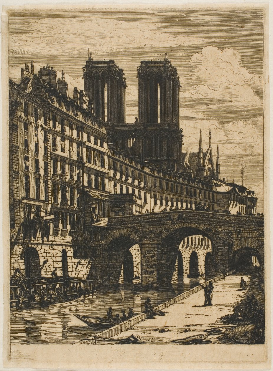 Le Petit Pont, Paris - Charles Meryon
