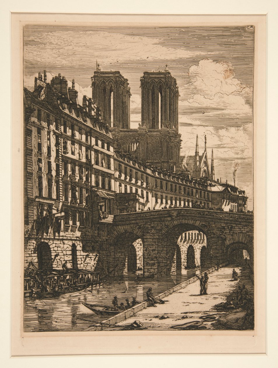 Le Petit Pont, Paris - Charles Meryon