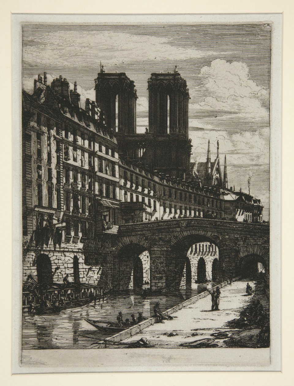 Le Petit Pont, Paris - Charles Meryon