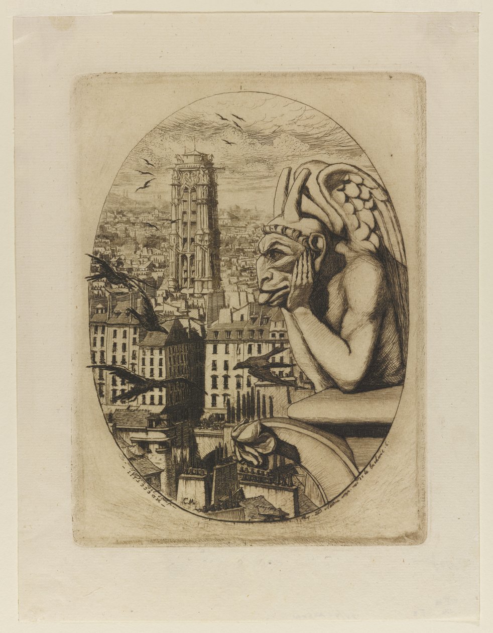 Le Stryge - Charles Meryon
