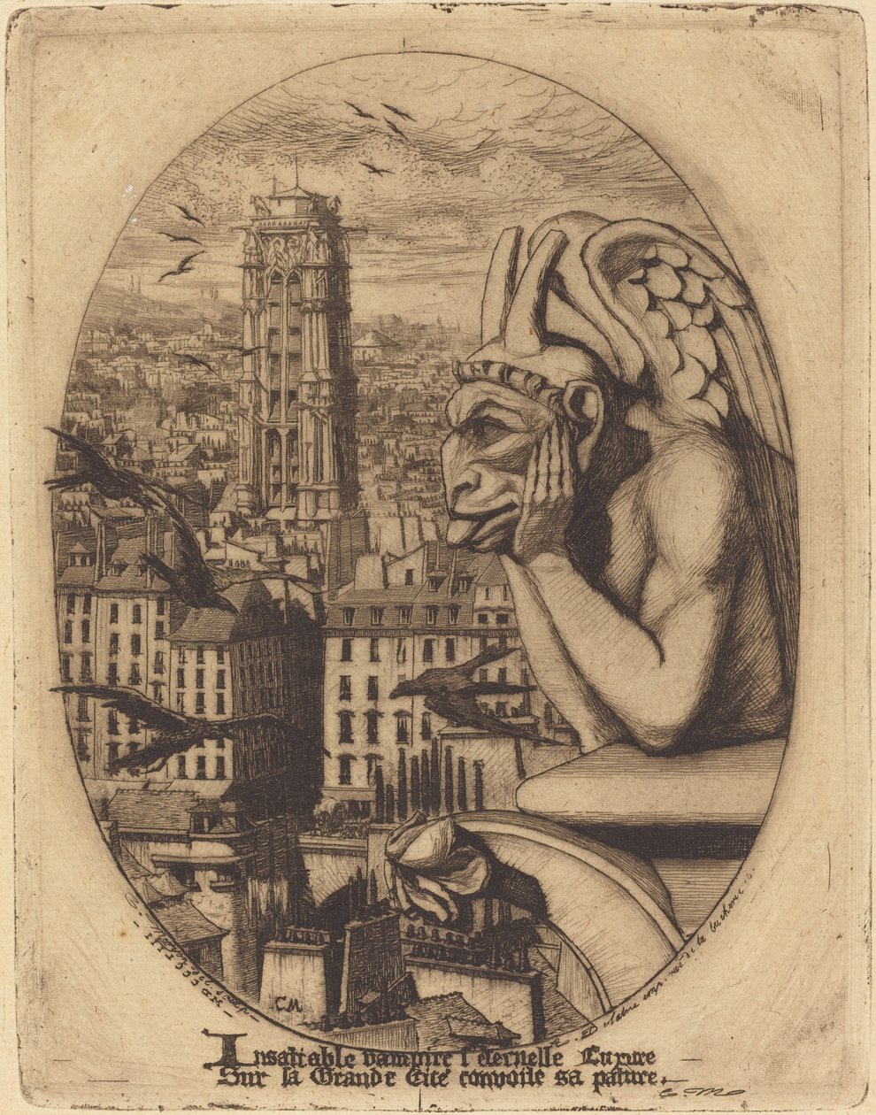 Le stryge - Charles Meryon
