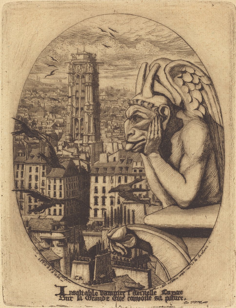 Le Stryge - Charles Meryon