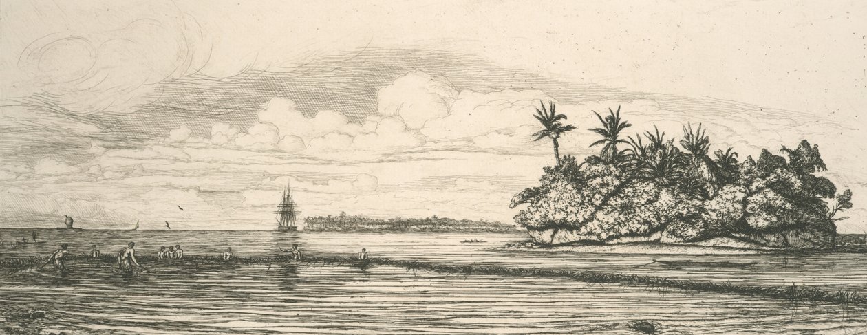 Océanie, îlots à Uvea - Charles Meryon