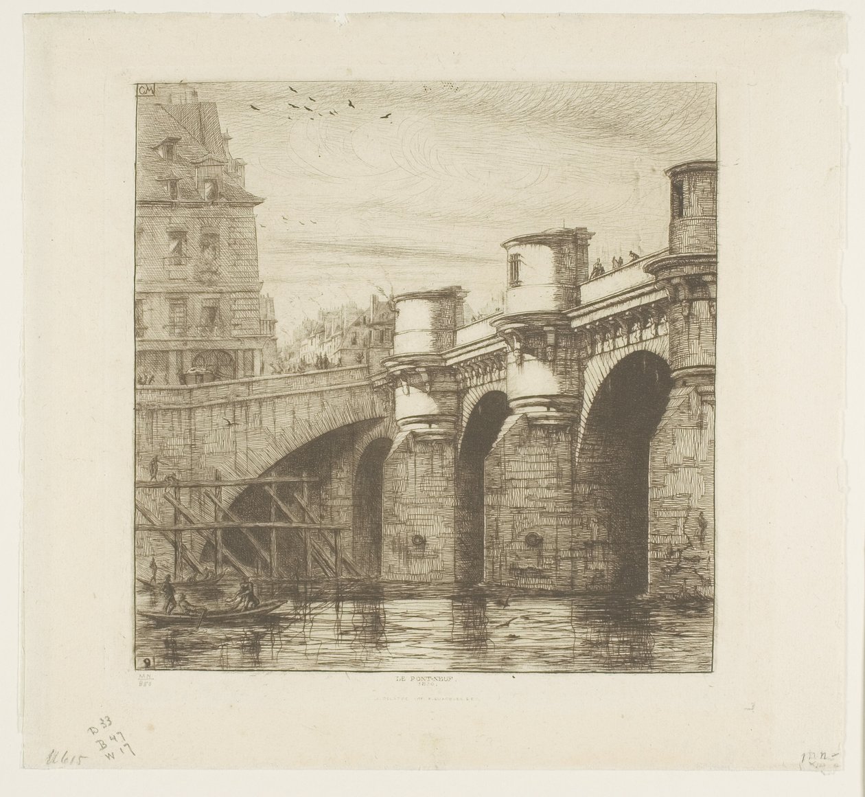 Pont-Neuf, Paris - Charles Meryon