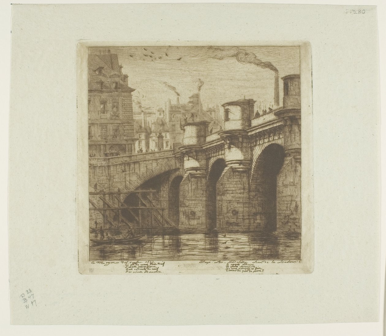 Pont-Neuf, Paris - Charles Meryon
