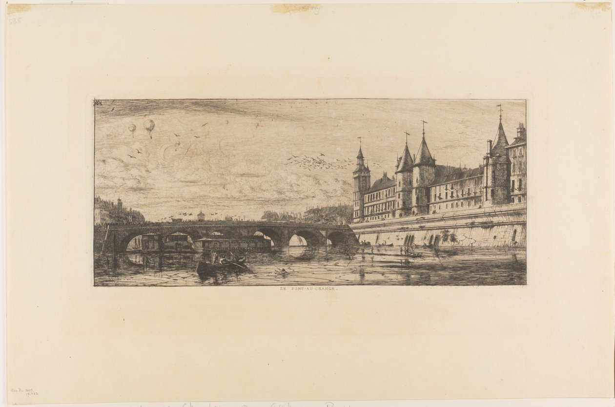 Pont-au-Change, Paris - Charles Meryon