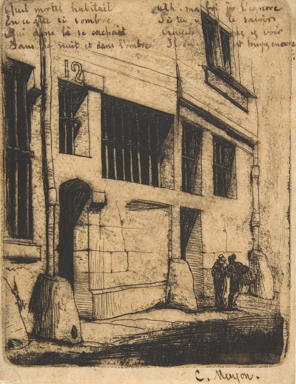 Rue des Mauvais Garçons, Paris, 1854 - Charles Meryon