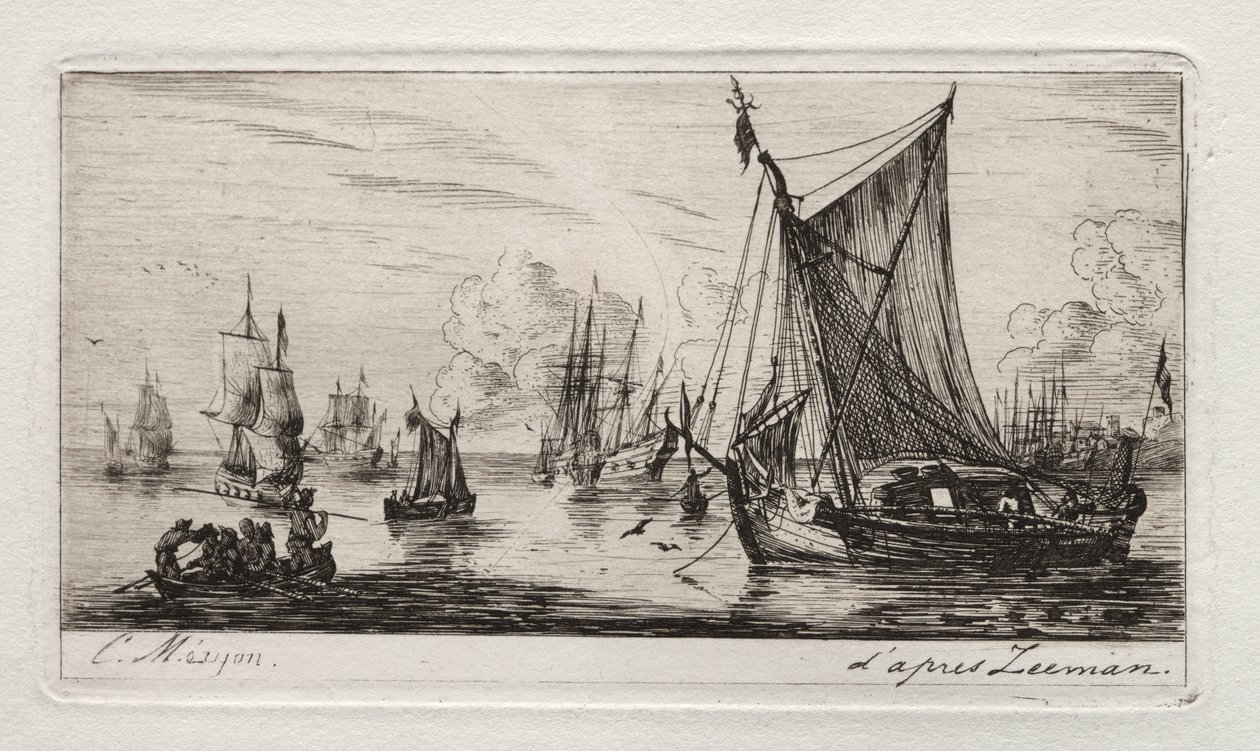 Pêcheurs des mers du Sud - Charles Meryon