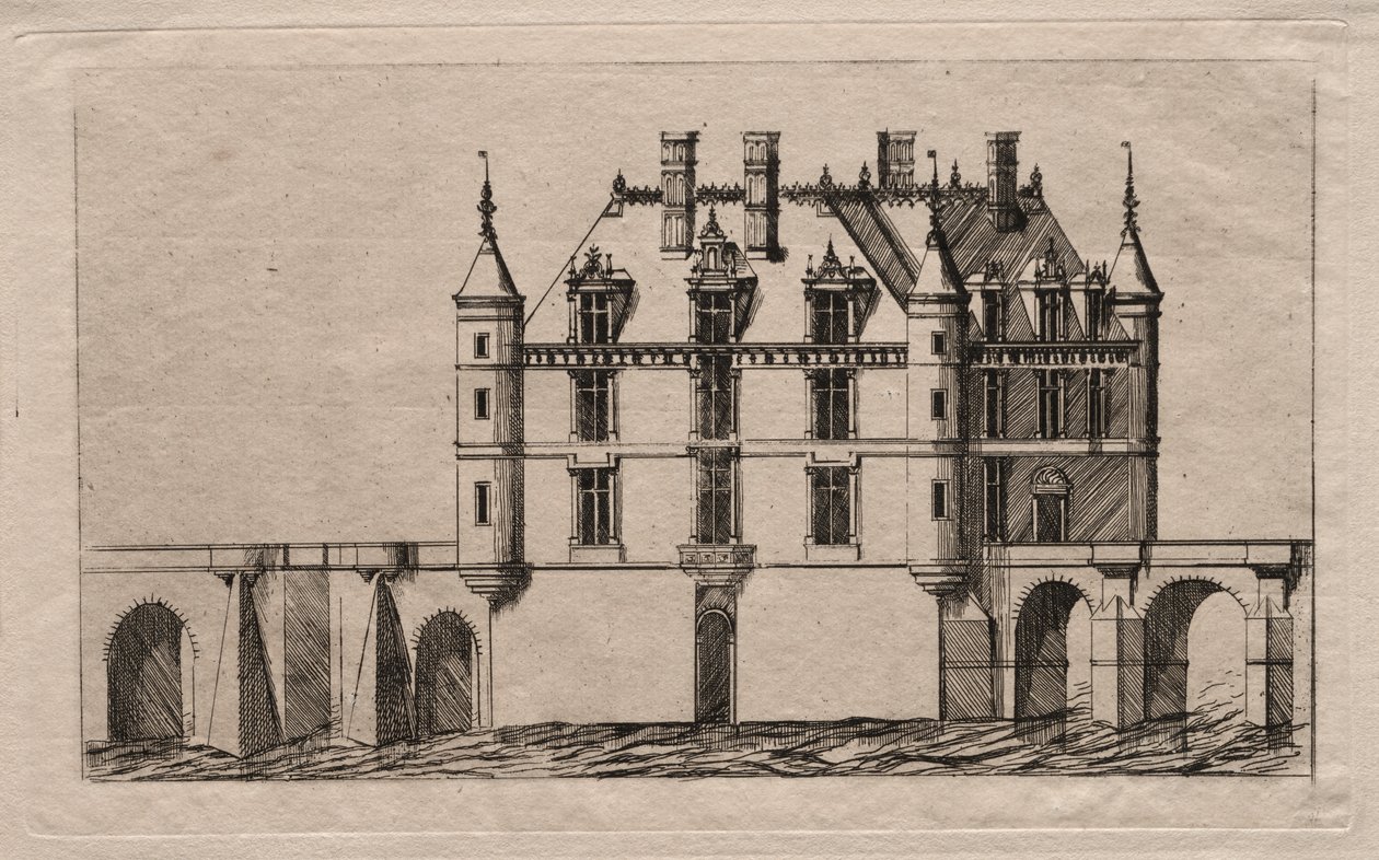 Le Château de Chenonceau - Charles Meryon