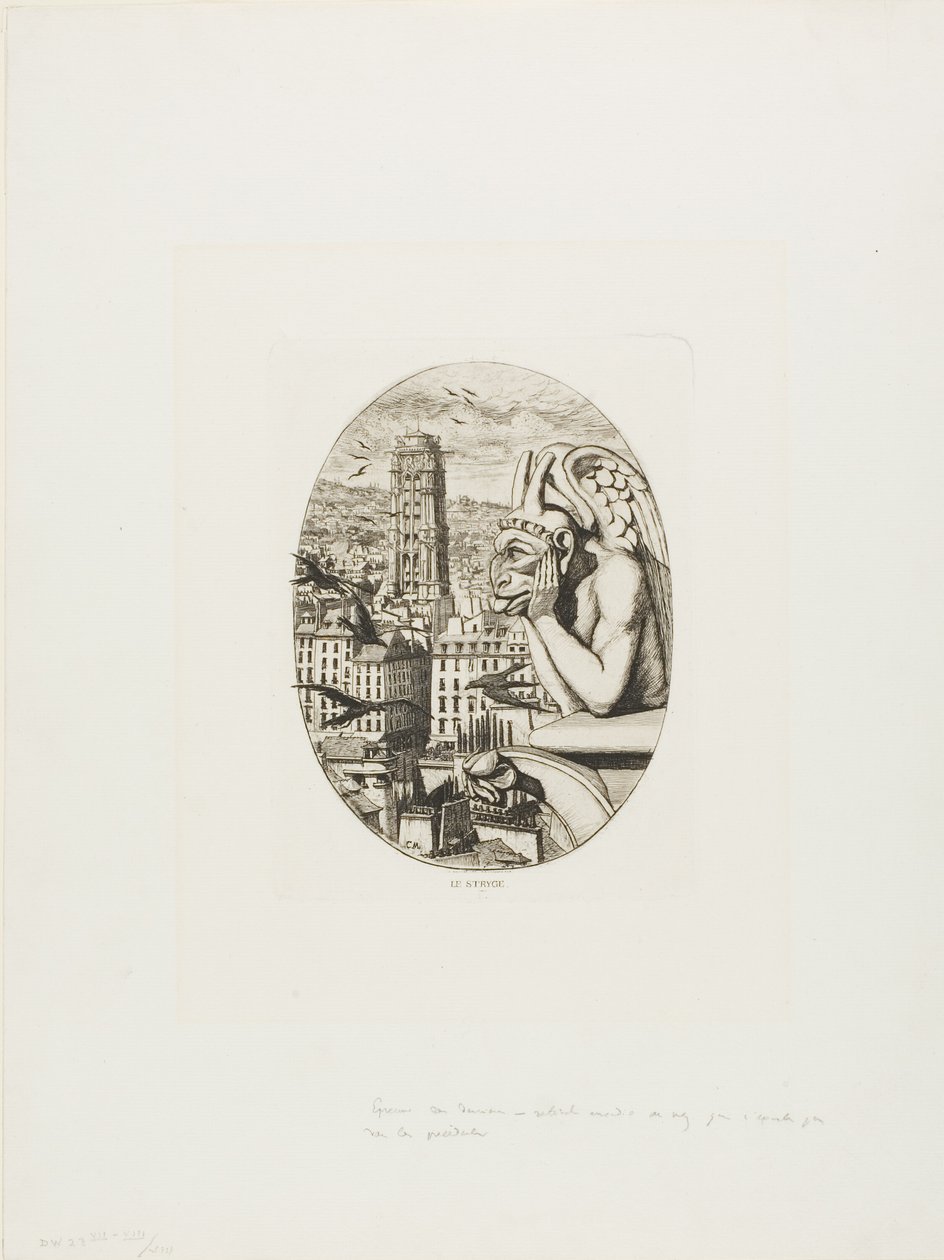 Le vampire - Charles Meryon