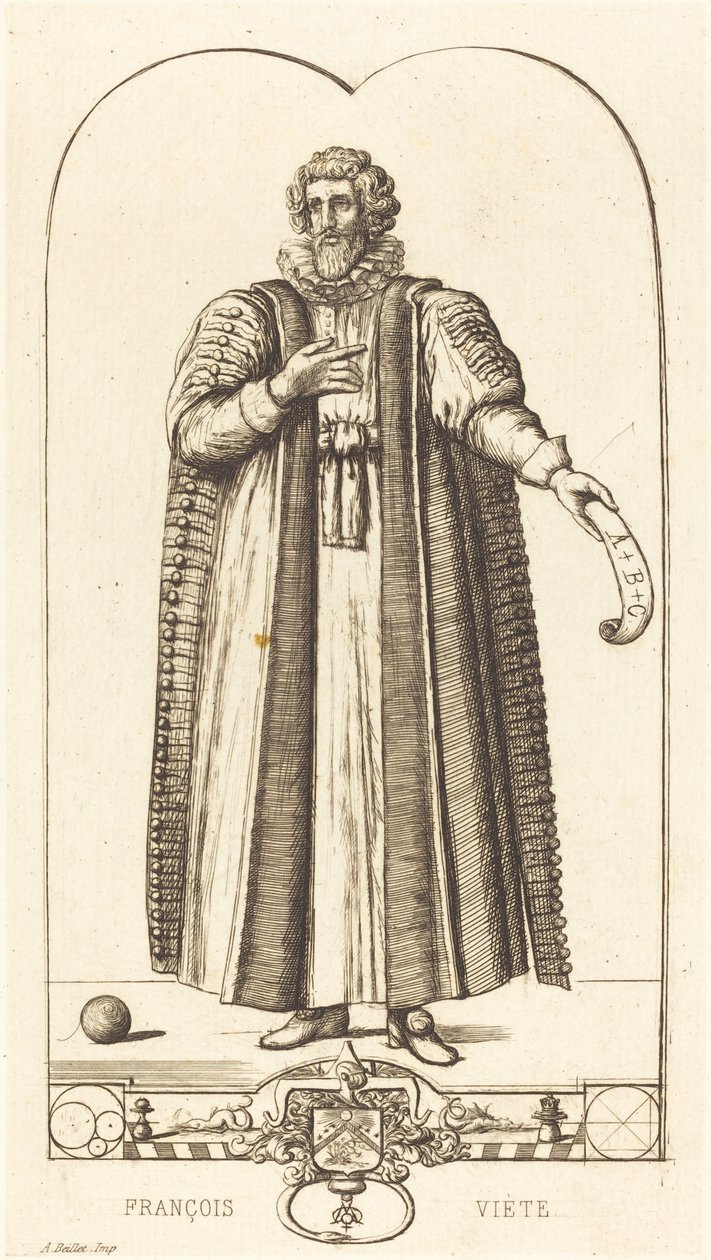 François Viète - Charles Meryon after Jean Rabel