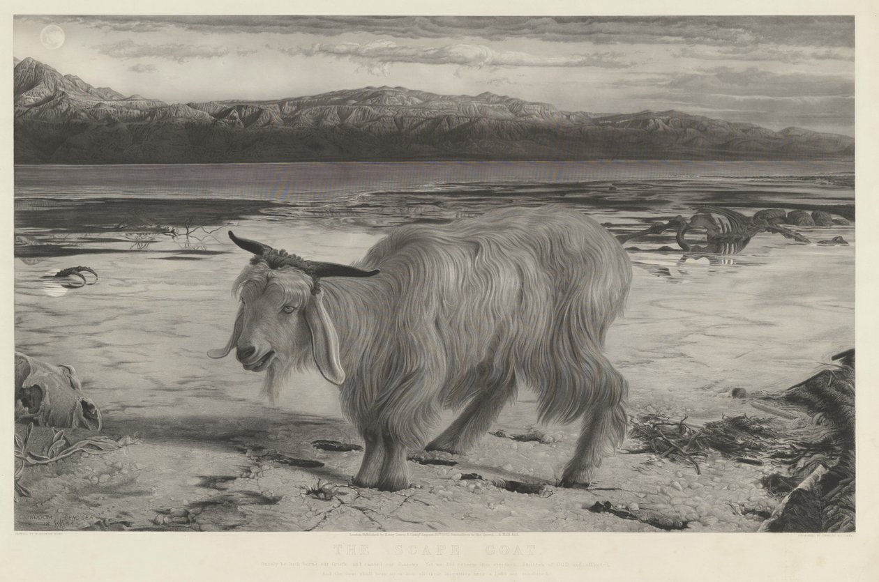 Le bouc émissaire - Charles Mottram after William Holman Hunt