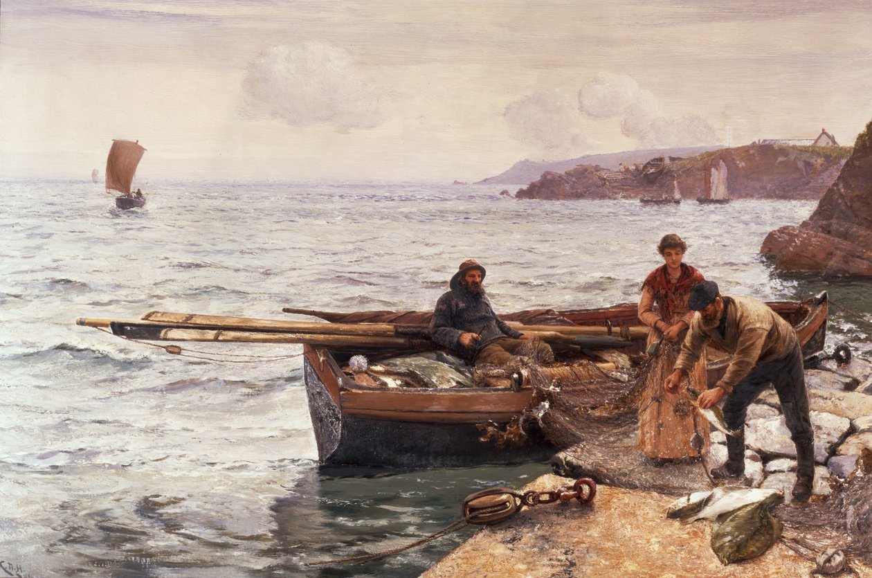 Appât du Crabeur - Charles Napier Hemy
