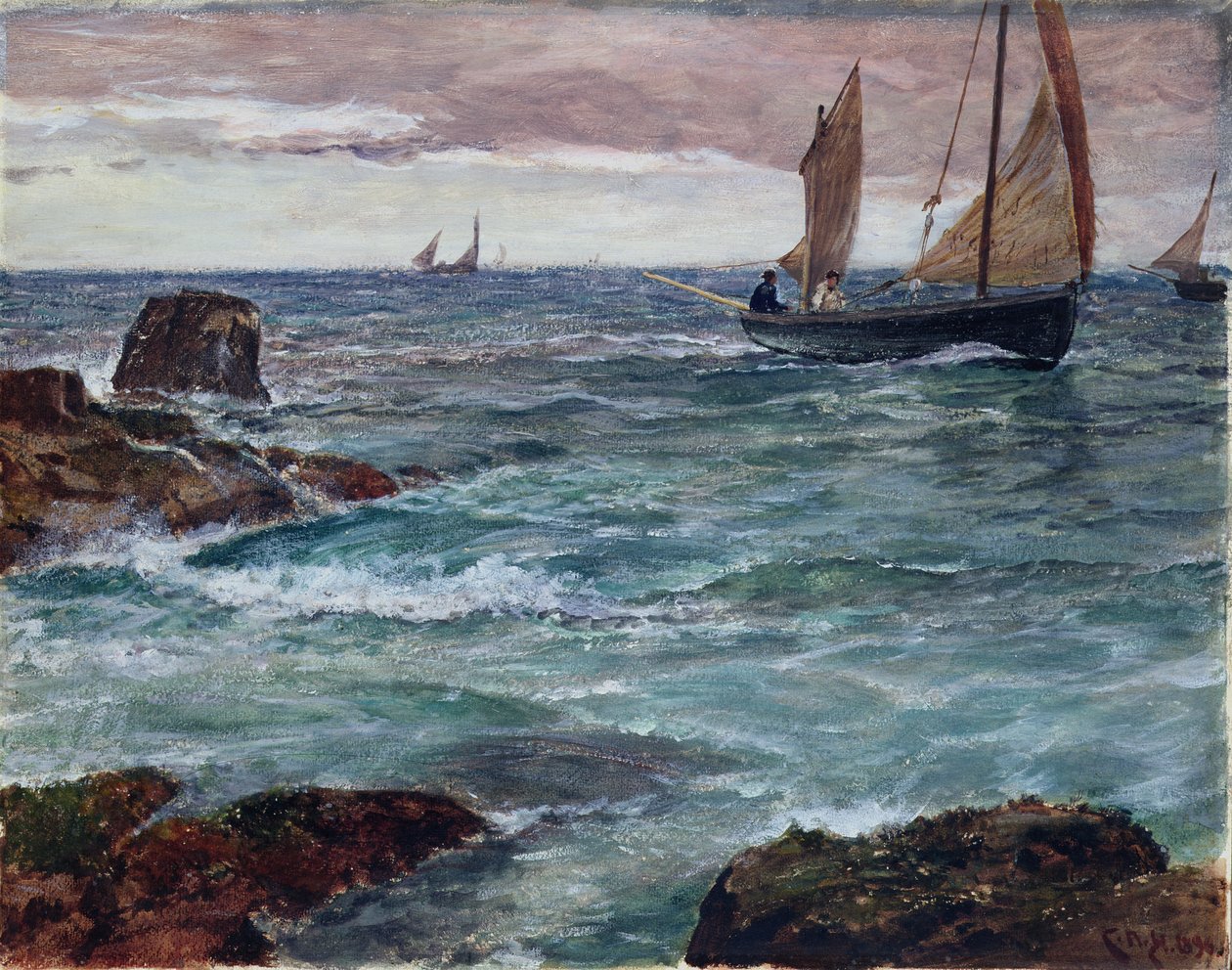Retour à la Maison - Charles Napier Hemy