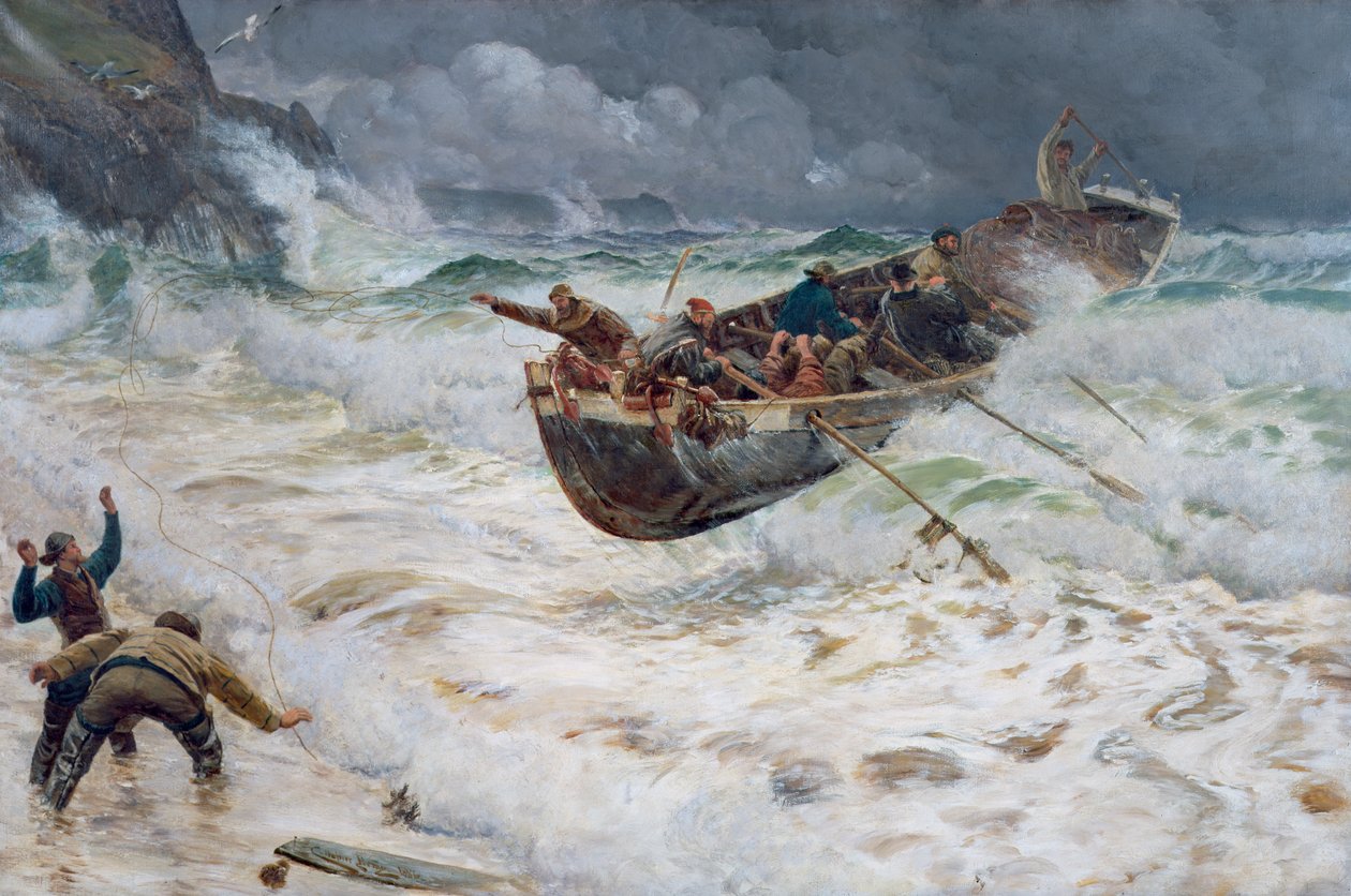 Comment le bateau est rentré, 1886 - Charles Napier Hemy