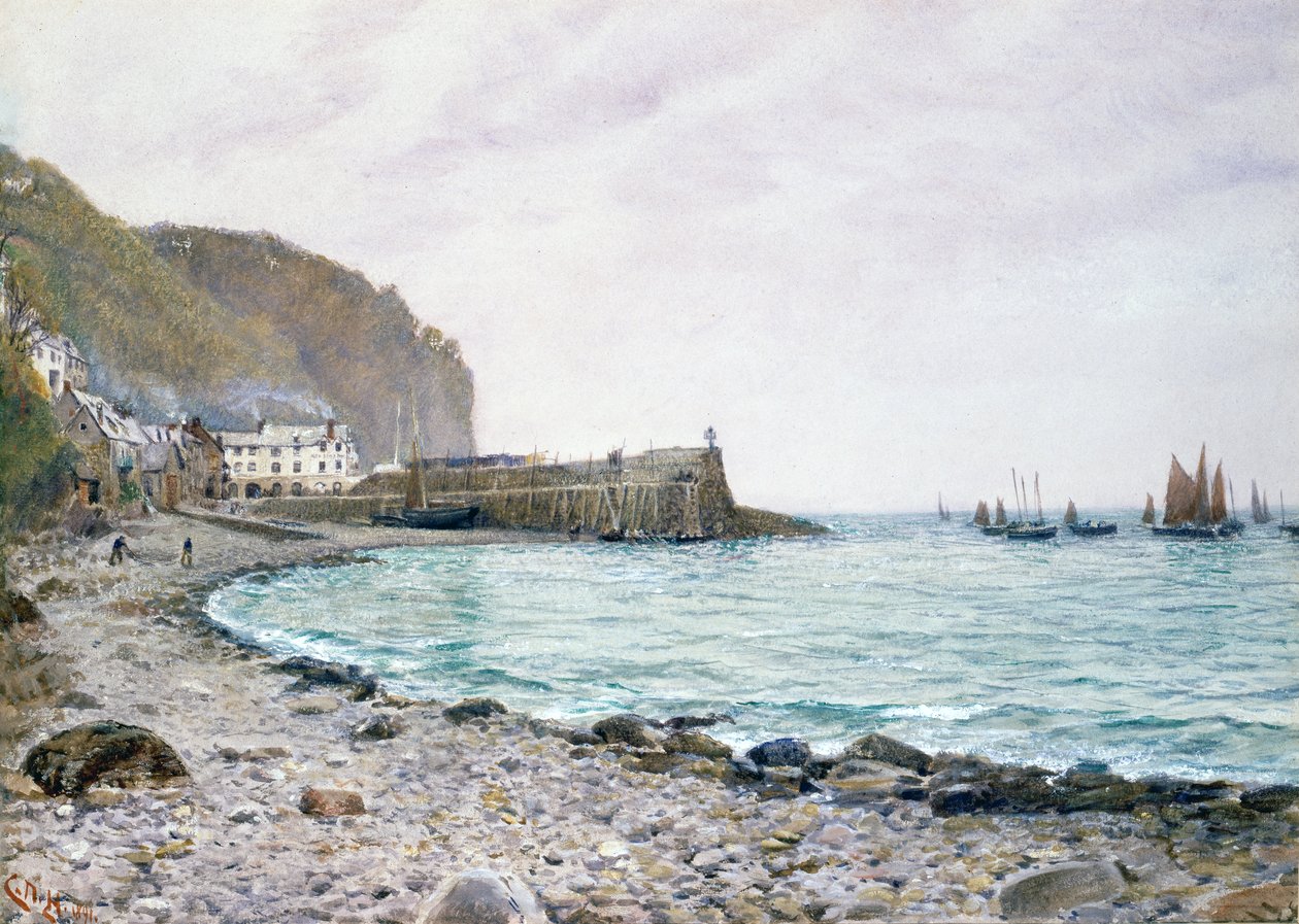 Tirant les filets - Charles Napier Hemy
