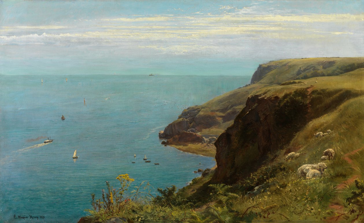 Côte de mer, Torquay - Charles Napier Hemy