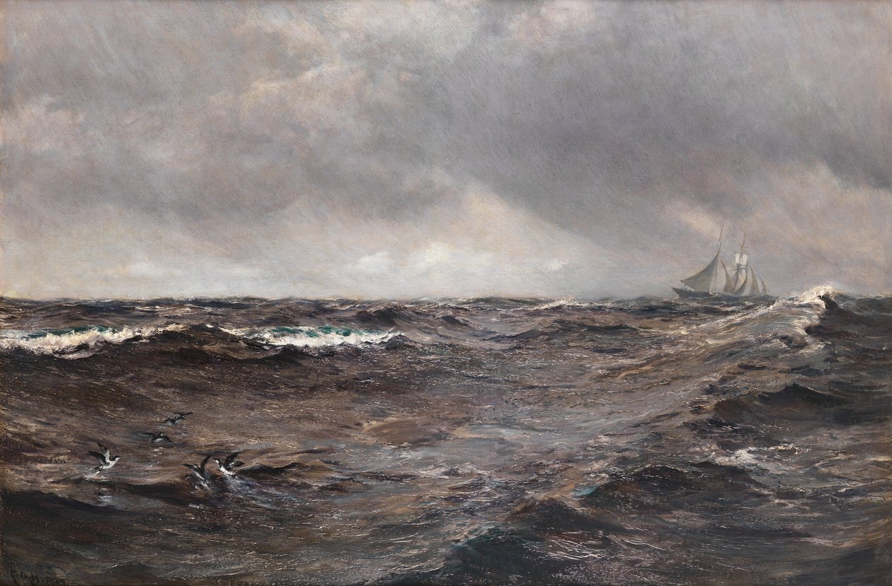 La pluie en haute mer, 1907 - Charles Napier Hemy