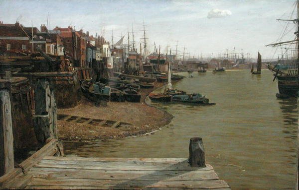 La Tamise à Limehouse - Charles Napier Hemy