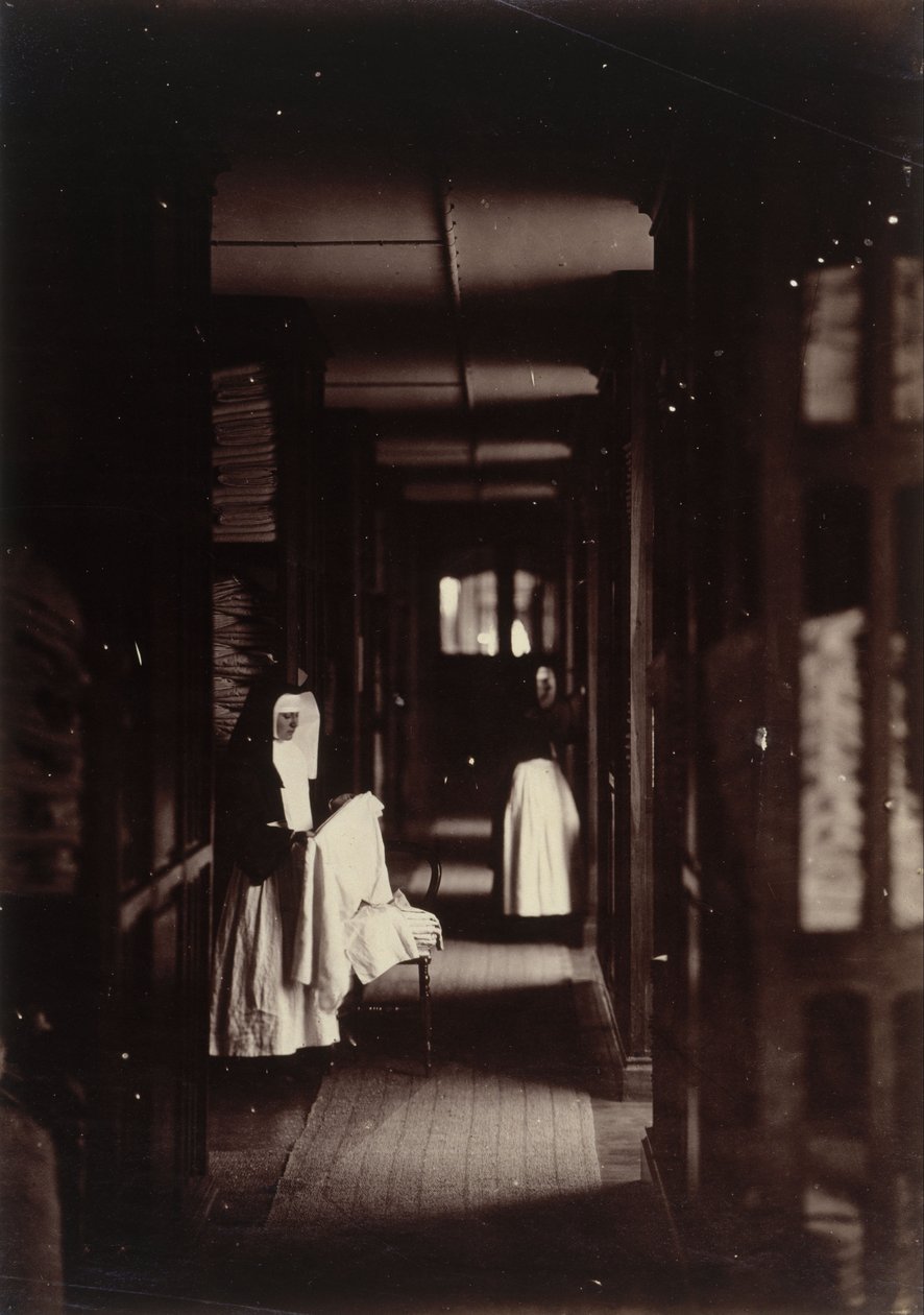 Asile impérial Vincennes, la lingerie - Charles Nègre
