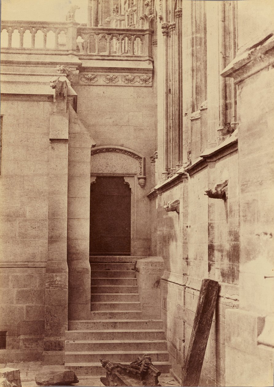 [Entrée de la sacristie, Notre-Dame, Paris] - Charles Nègre