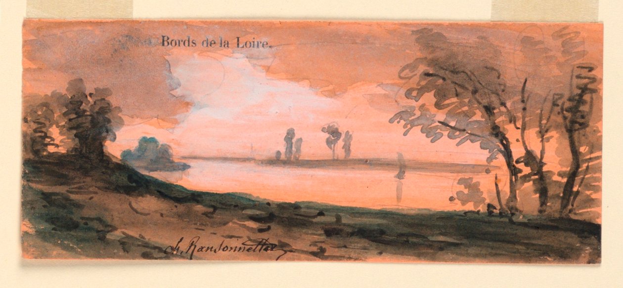 Aux Bords de la Loire - Charles Nicolas Ransonnette