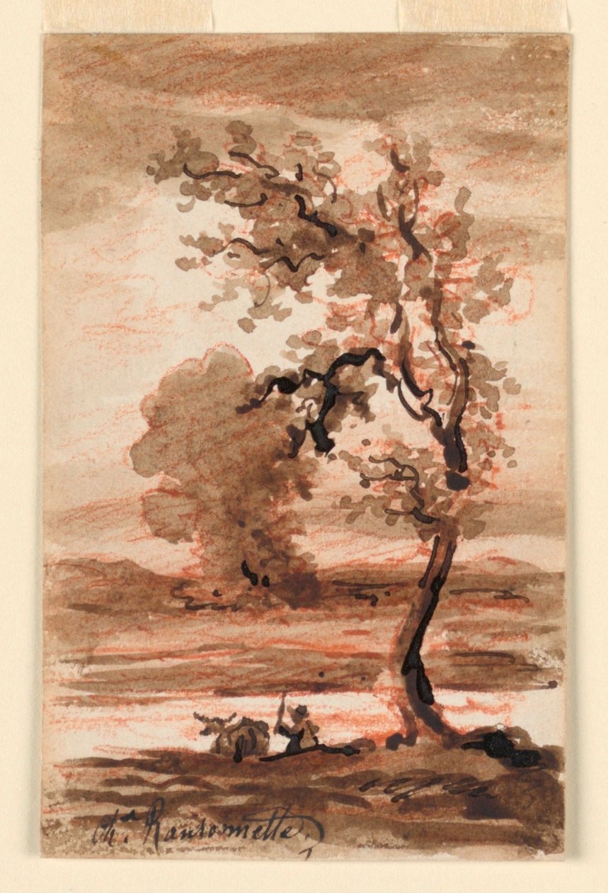 Paysage - Charles Nicolas Ransonnette