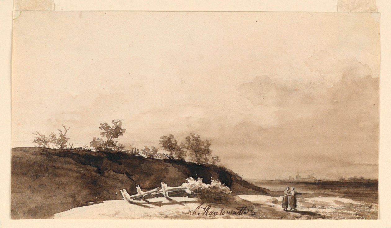 Paysage - Charles Nicolas Ransonnette