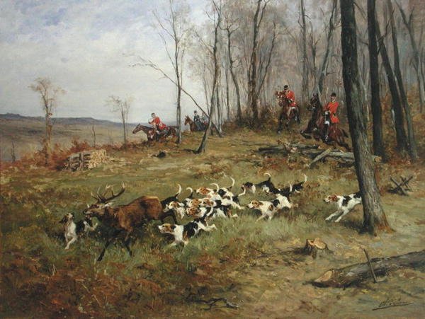 La chasse - Charles Oliver de Penne