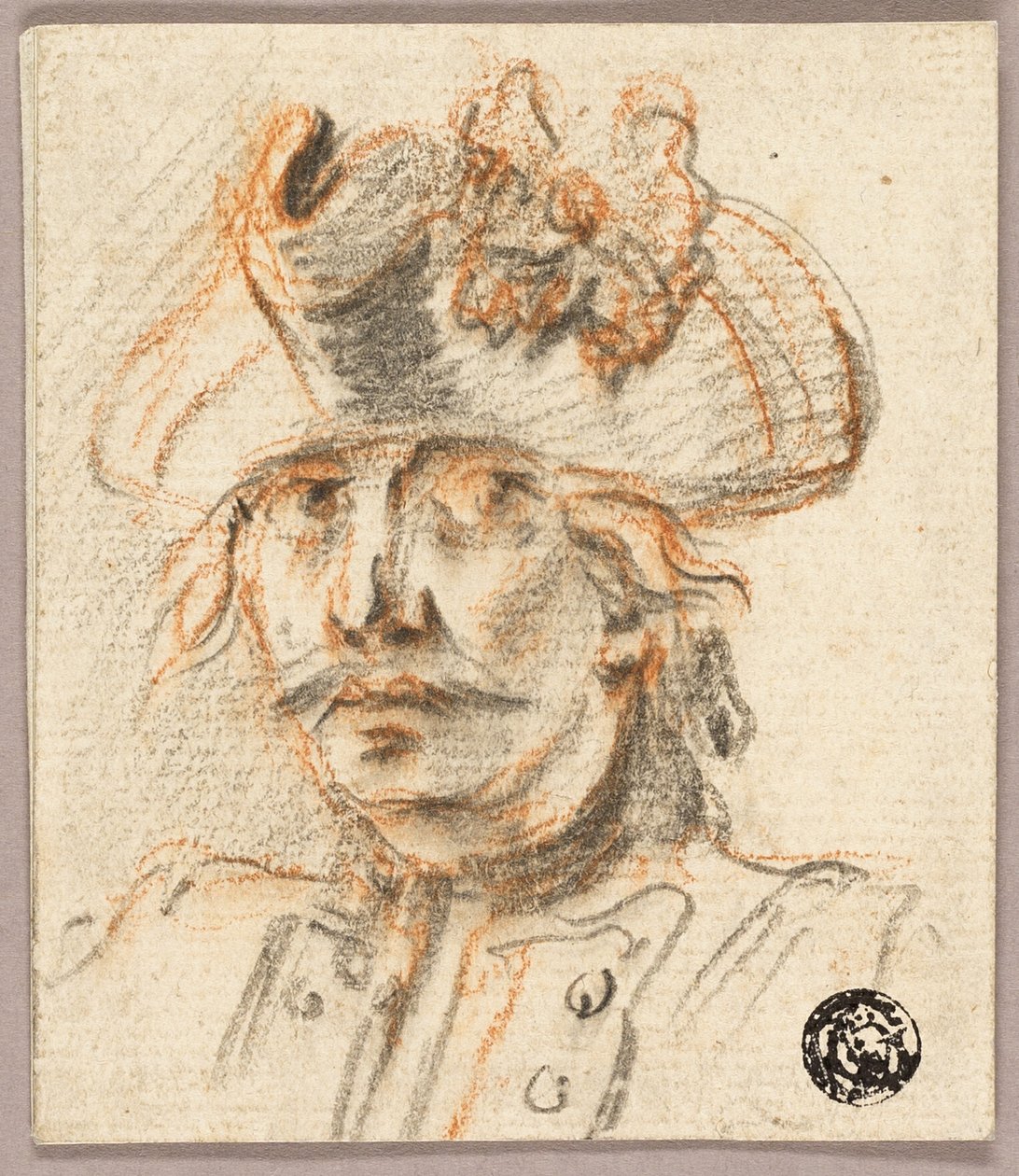 Buste de soldat - Charles Parrocel