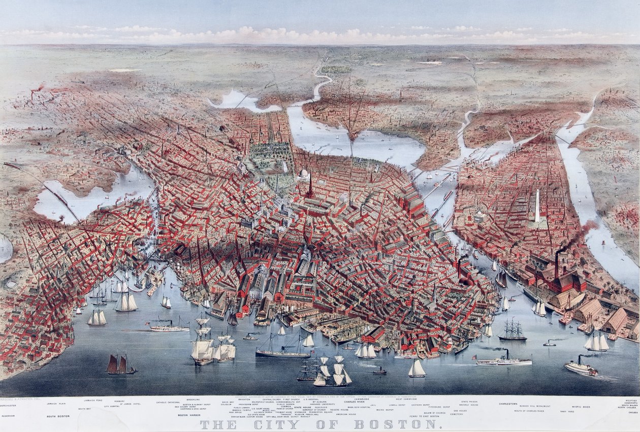 La Ville de Boston - Charles Parsons
